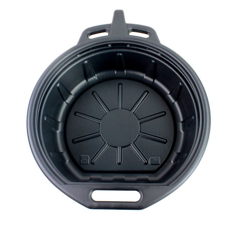 Capri Tools 4.5 Gal. Black Portable Anti-Freeze Oil Drain Pan CP21021